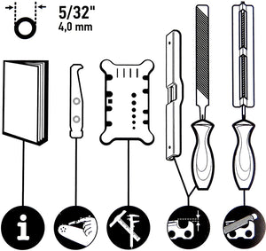 OREGON 558488 Pro Chainsaw Chain Sharpening Kit, 5/32-Inch