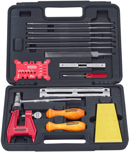 OREGON 601981 Chainsaw Chain Sharpening Kit with Hard Case