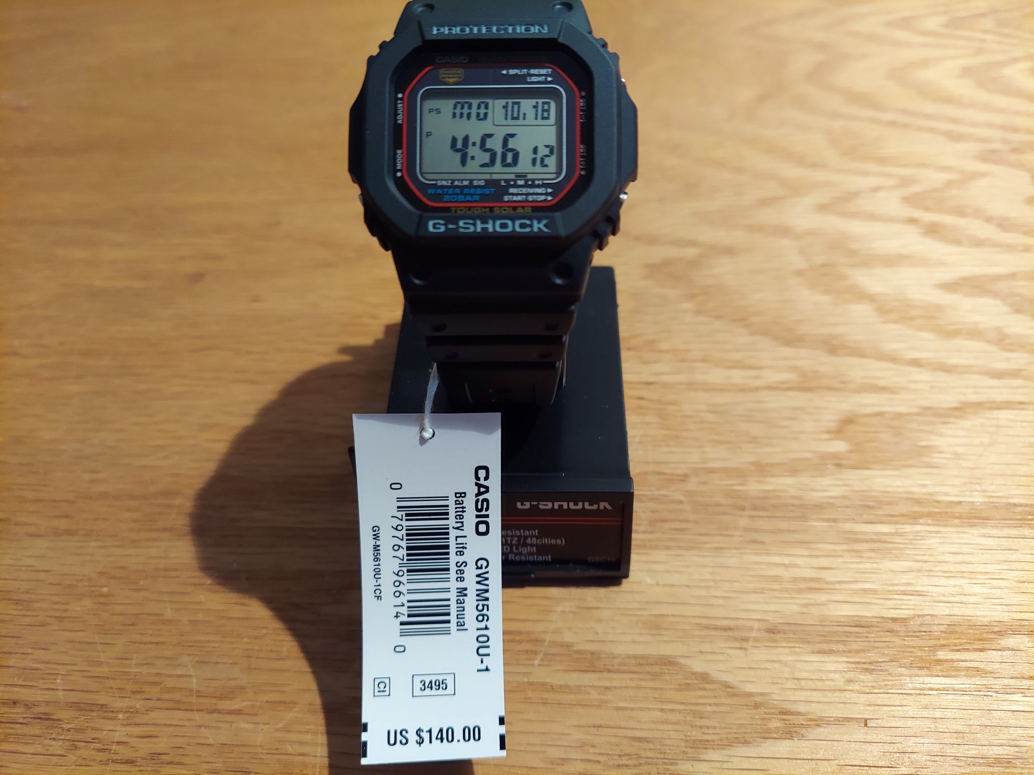Interpretive nyse lade som om Casio G-SHOCK GWM5610-1CR Tough Solar Wrist Watch – MasProShop.com