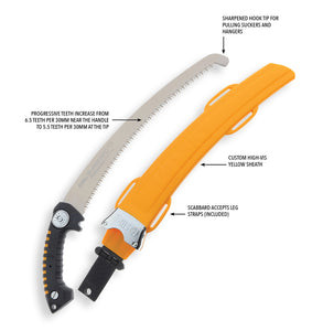 Silky Sugoi 360 Arborist Hand Saw With Scabbard