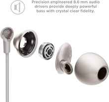 Load image into Gallery viewer, TCL ELIT100 in-ear Earbuds Hi-Res Wired Noise Isolating Headphones with Built-in Mic – Cement Gray
