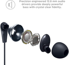 Load image into Gallery viewer, TCL ELIT300 in-ear Earbuds Hi-Res Wired Dual Driver Headphones with Piezo Drivers and Built-in Mic – Midnight Blue
