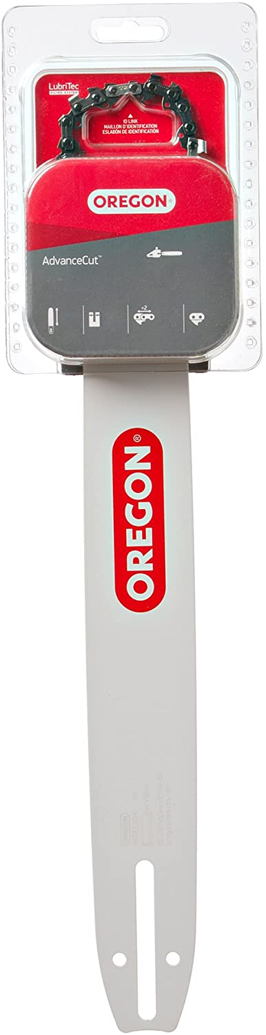 OREGON 14-Inch Single Rivet Bar & 91PX AdvanceCut .050-Inch Gauge, Low Kickback Saw Chain Combo - 105699