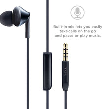 Load image into Gallery viewer, TCL ELIT300 in-ear Earbuds Hi-Res Wired Dual Driver Headphones with Piezo Drivers and Built-in Mic – Midnight Blue
