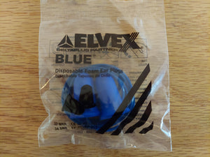 Blue Corded Foam Ear Plugs