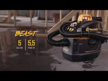 Load and play video in Gallery viewer, Vacmaster Beast - 5 Gal. 5.5 HP Wet/Dry Vacuum Cleaner
